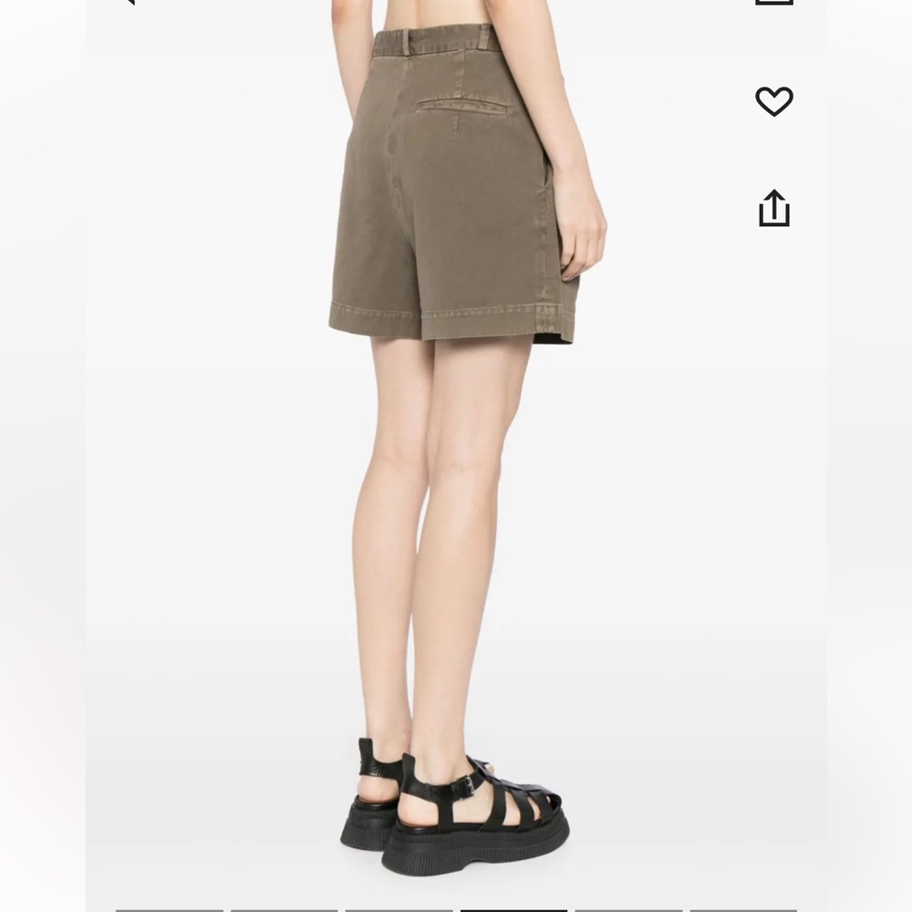 Agolde Taupe Casual Shorts - Picture 2 of 4